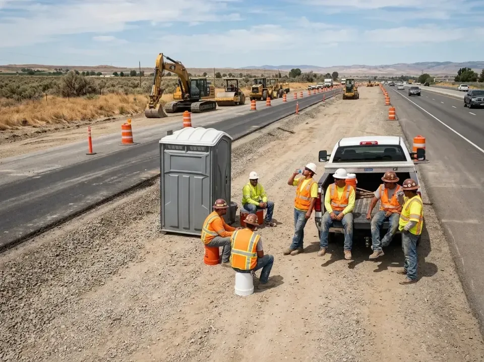 highway-road-construction-crew-007 — frequently asked questions, Porta Potty and Restroom Rentals in Palo Alto, CA